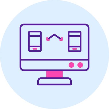 Seo simgesinin vektör illüstrasyonu