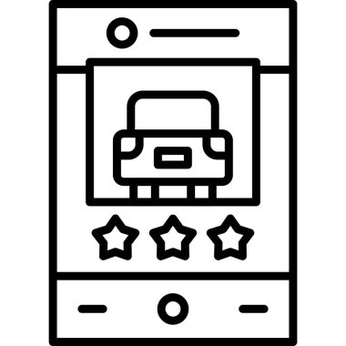 Akıllı telefon simgesi. Web için akıllı telefon vektör simgelerinin özet çizimi