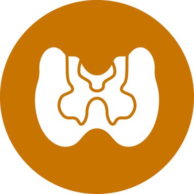 İnsan karaciğer ikonu vektör illüstrasyonu