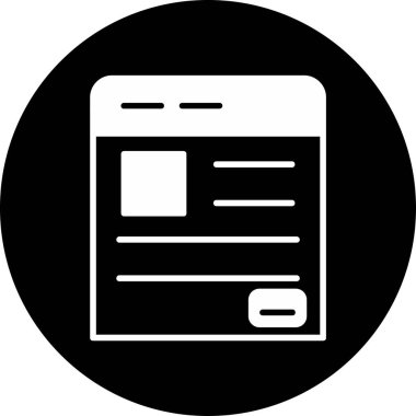 Seo simgesinin vektör illüstrasyonu