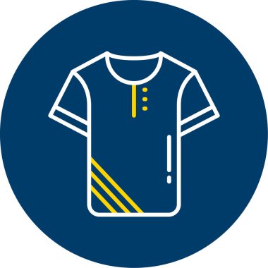 Gömlek ikonu. vektör illüstrasyonu