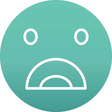 Anahat biçiminde emoji duygu ifade simgesi