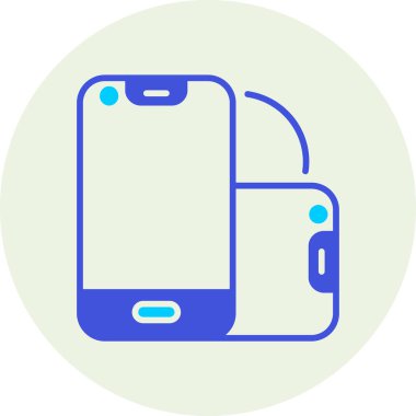 - Telefon. Web simgesi basit illüstrasyon