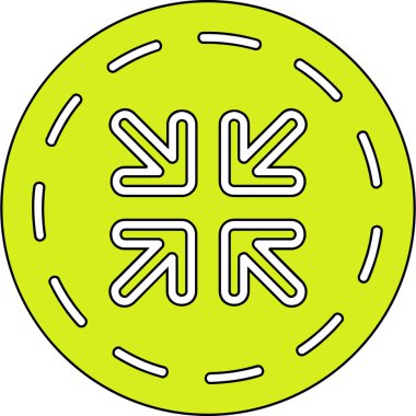 Çizgi film donutunun vektör çizimi