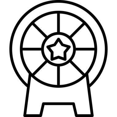 Madalya ikonu. Web için madalya vektör simgelerinin özet çizimi