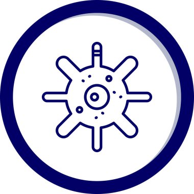 Teçhizat Web simgesi basit illüstrasyon