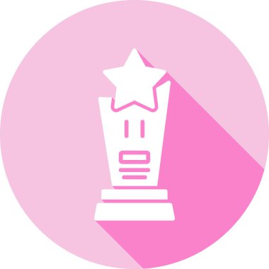 ödül kupa simgesi, vektör illüstrasyonu