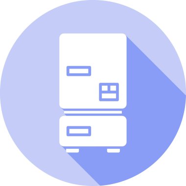 Modern bir gaz ikonunun vektör illüstrasyonu