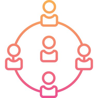 şebeke. Web simgesi basit illüstrasyon