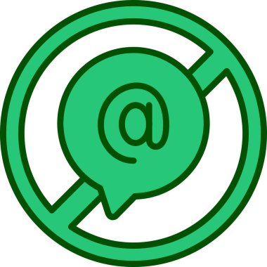 Sohbet simgesi vektör illüstrasyonu