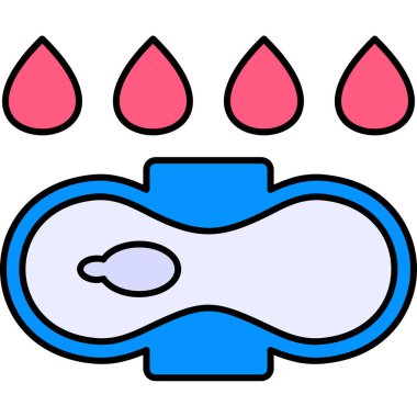 Su. Web simgesi basit illüstrasyon