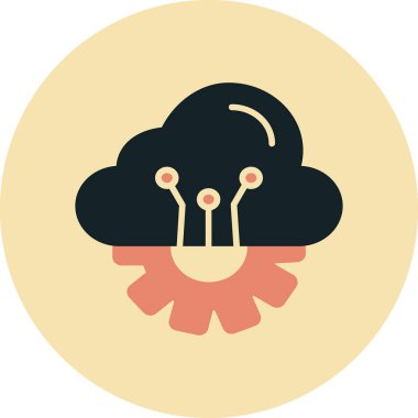 Çizgi film simgesinin vektör çizimi