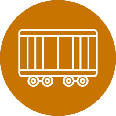 Bir tramvayın vektör simgesi