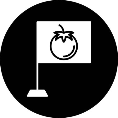 elma simgesi, vektör illüstrasyonu