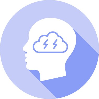 Bulut. Web simgesi basit illüstrasyon