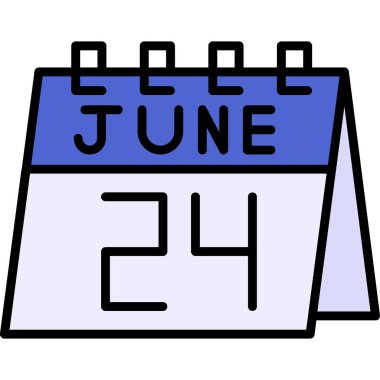 Takvim Simgesi Tasarımı. Vektör İllüstrasyonu