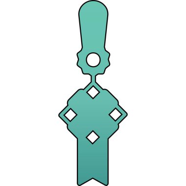 Çizgi film simgesinin vektör çizimi