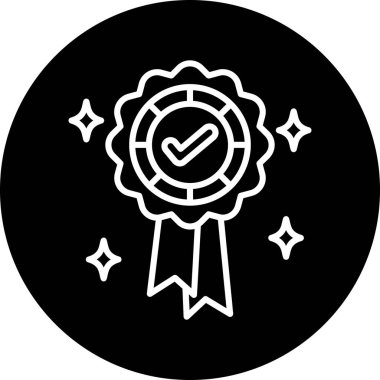 Madalya. Web simgesi basit tasarım