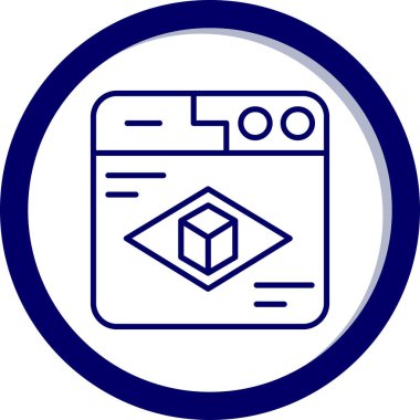 seo modern simgesinin vektör illüstrasyonu