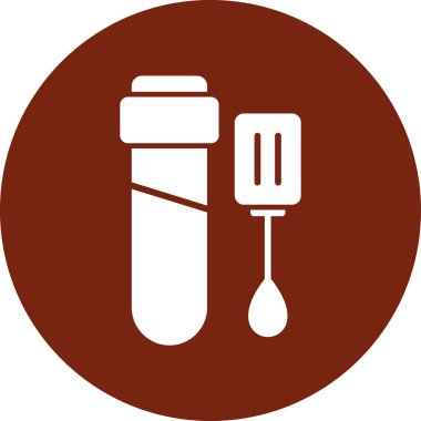 Modern b 'nin vektör illüstrasyonunda yiyecek ikonu yok