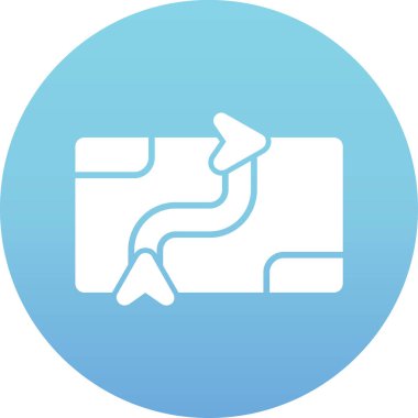 Balıkçı teknesinin simgesi. Düz renk. vektör illüstrasyonu.