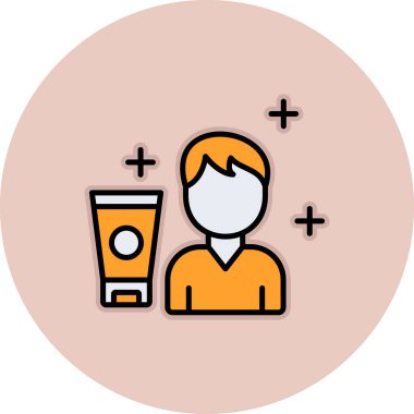 Beyaz arka planda izole edilmiş bira ve bir bardak bira ikonu olan bir adam.