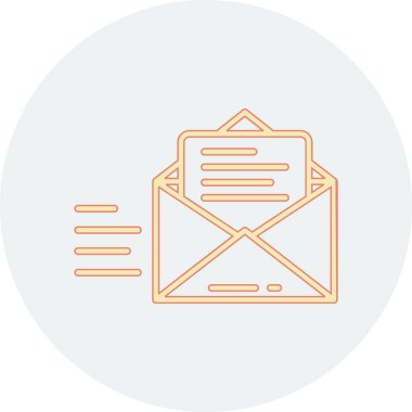 e- posta iletisi vektör çizimi