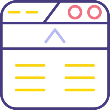 Takvim. Web simgesi basit illüstrasyon