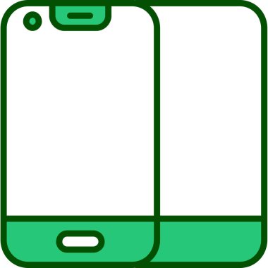 akıllı telefon simgesi vektör illüstrasyonu