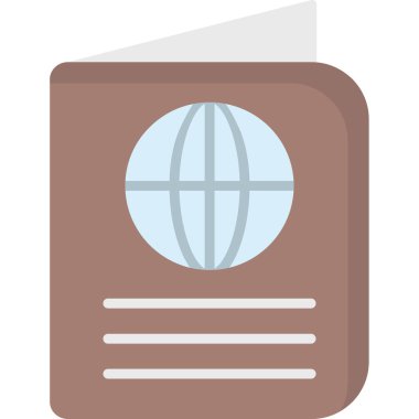 belge simgesi vektör illüstrasyonu