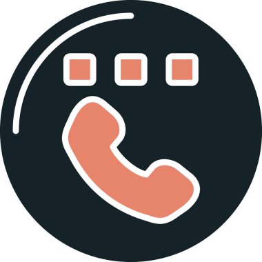 Çağrı. Web simgesi basit illüstrasyon