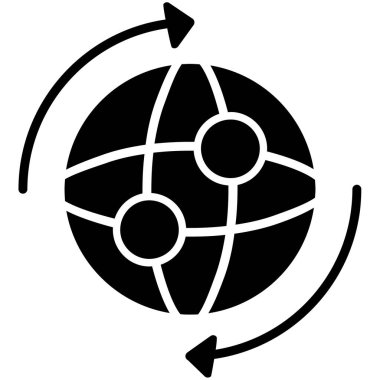 genel ağ bağlantı simgesi ana hat biçiminde