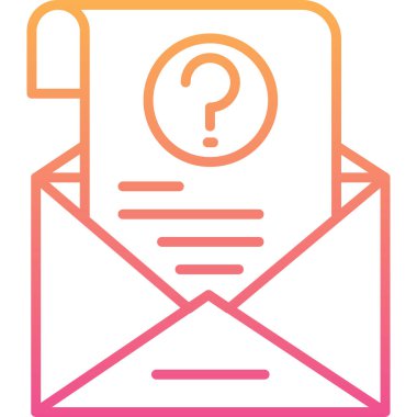 E-posta. Web simgesi basit illüstrasyon