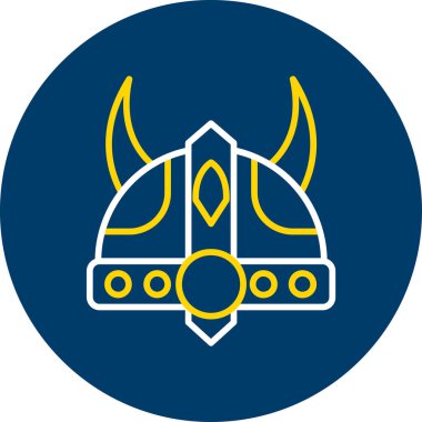 Miğfer. Web simgesi basit illüstrasyon