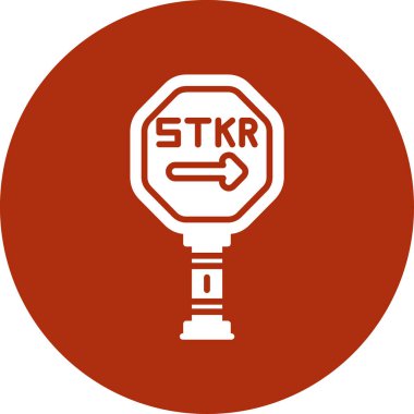 Vektör Durdurma simgesi illüstrasyonu