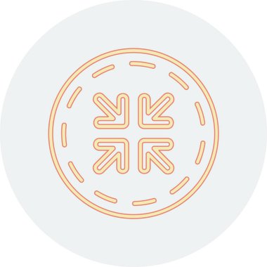 Modern simgenin vektör illüstrasyonu