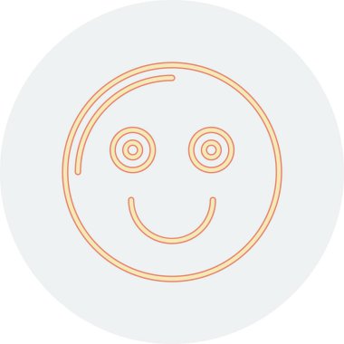 Gülümse ikon vektör illüstrasyonu