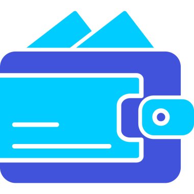 Kredi kartı Web Simgesi, Basit İllüstrasyon