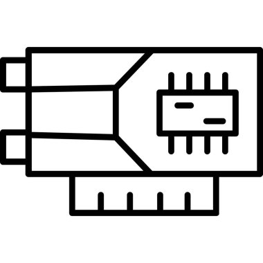 kablo bağlantısı vektör simgesi tasarımı