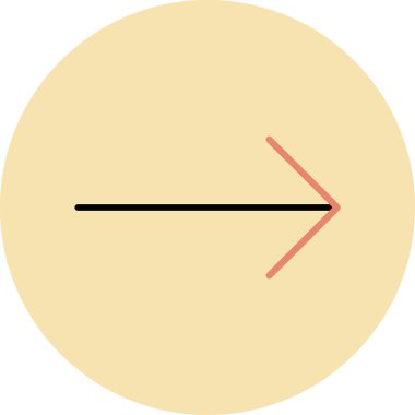 ok simgesi vektör illüstrasyonu