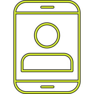 Telefon simgesi vektör illüstrasyonu