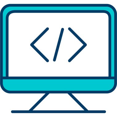 Beyaz arkaplanda geliştirme için web simgesi