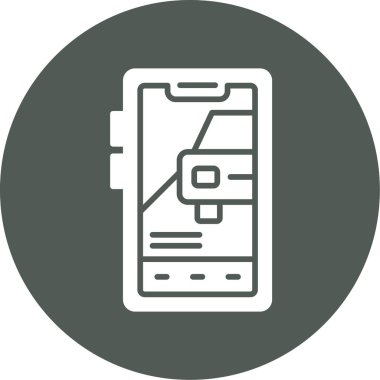 mobil simge vektör illüstrasyonu