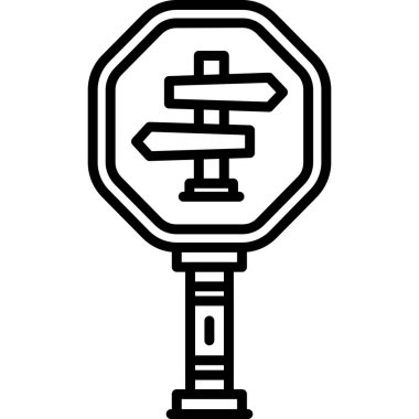 Trafik ışığı simgesi, basit biçim