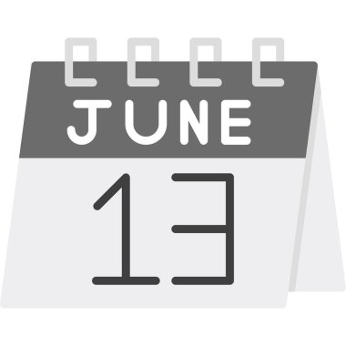 Takvim Kabartma Simgesi Tasarımı