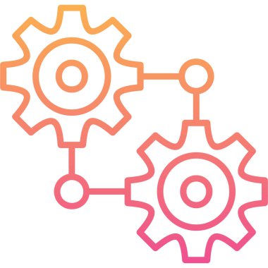 Teçhizat Web simgesi basit illüstrasyon