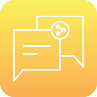 beyaz arkaplanda izole edilmiş modayı gösteren ileti simgesi