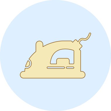 Dikiş makinesi. Basit resimleme