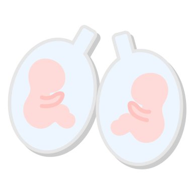 Çizgi film emziğinin vektör çizimi