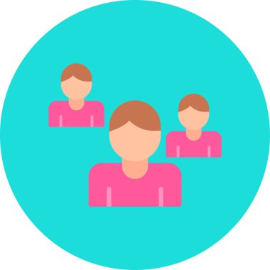 Takım simgesi vektör illüstrasyonu